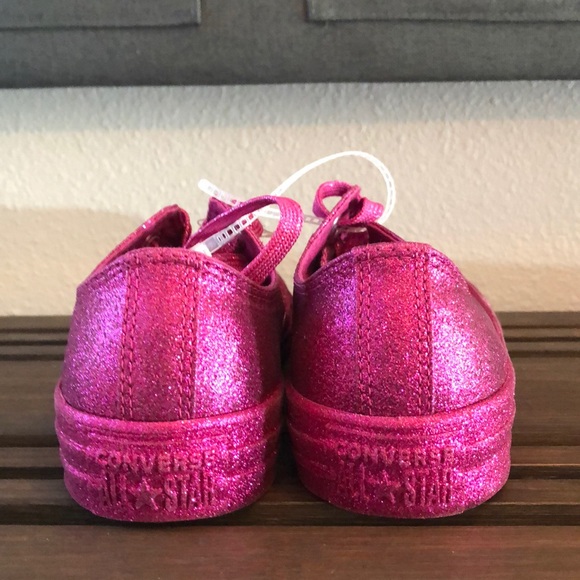 ✨Last 1!✨NWT Converse fuschia glitter M 4/ W 6 - Picture 8 of 10